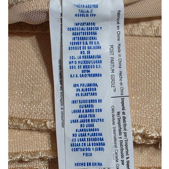 Ardyss Postpartum Girdle Beige Size Medium - Picture 6 of 16